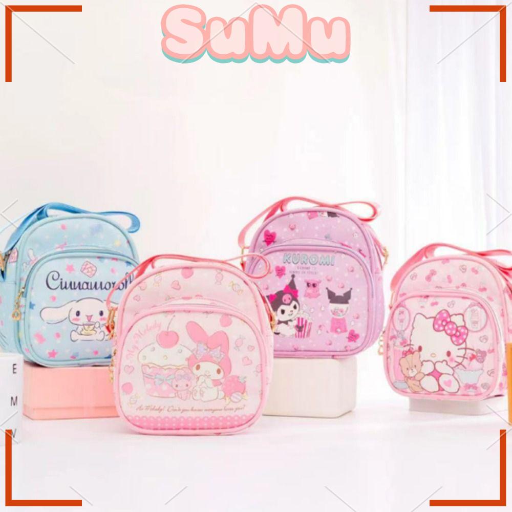 SUMU Túi Đeo Vai Họa Tiết Hoạt Hình Melody Cinnamon Melody Dễ Thương Cho Bé Gái