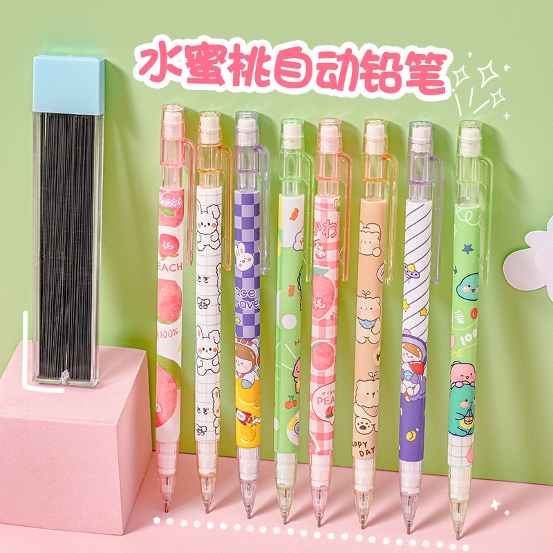 1 Bút Chì Cơ Học Hình Tam Giác Nhiều Màu Sắc