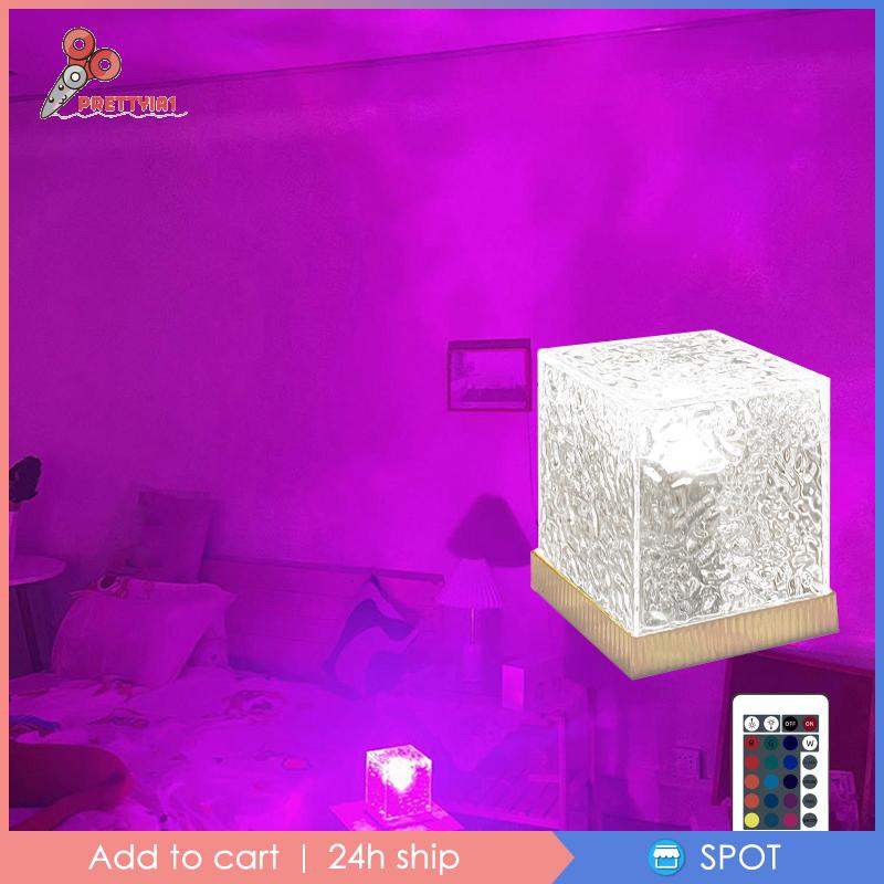 Đèn Ngủ Để Bàn Bằng Acrylic Thay Đổi Màu Sắc Độc Đáo