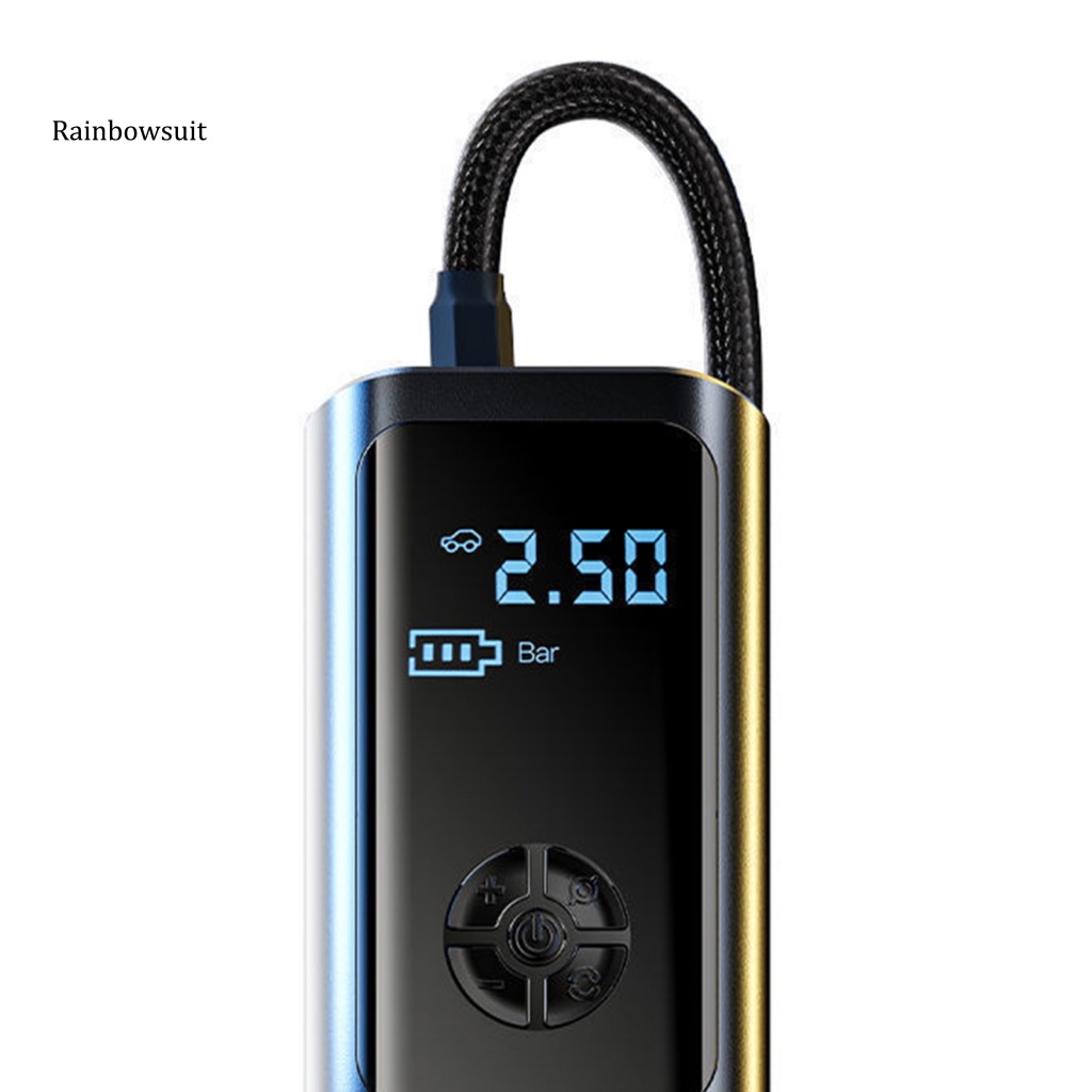 Máy Bơm Hơi Lốp Xe Hơi Tự Động 4 Chế Độ 60W Max 150PSI Màn Hình LED Kỹ Thuật Số Thông Minh