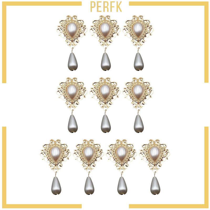 Bộ 10 Nút Cài Lưng Dẹt Cho Váy Cưới