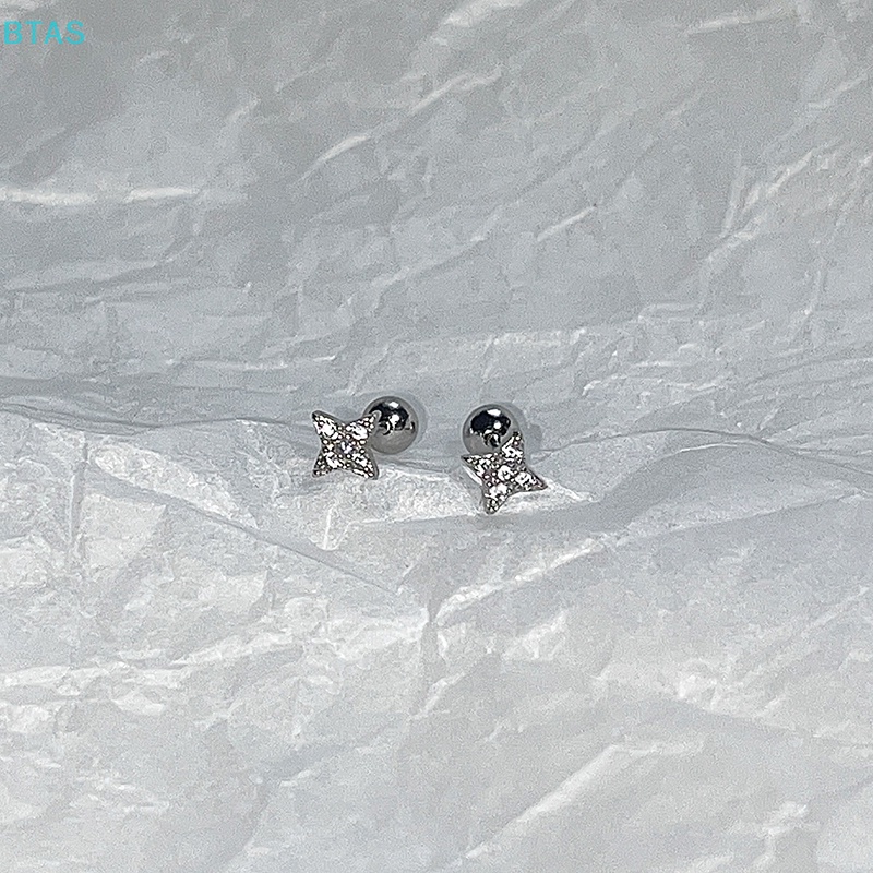 1 Cặp Bông Tai Ngôi Sao Dạng Xoắn Ốc Thời Trang Dự Tiệc Cho Nữ