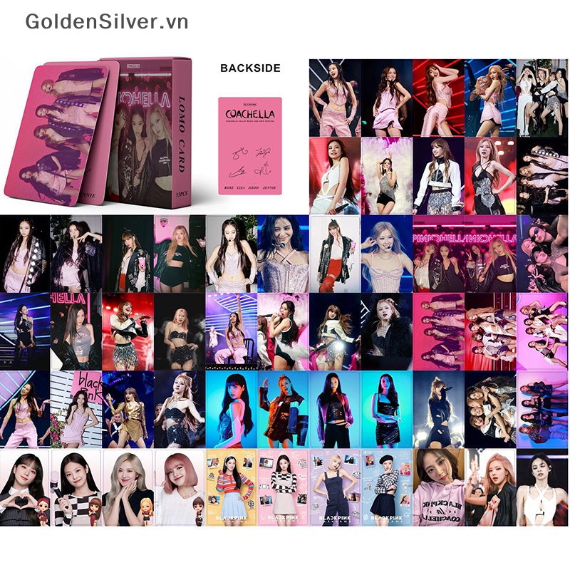 Bộ Thẻ Ảnh Lomo Nhóm Nhạc Blackpink JISOO JENNIE LISA ROSE