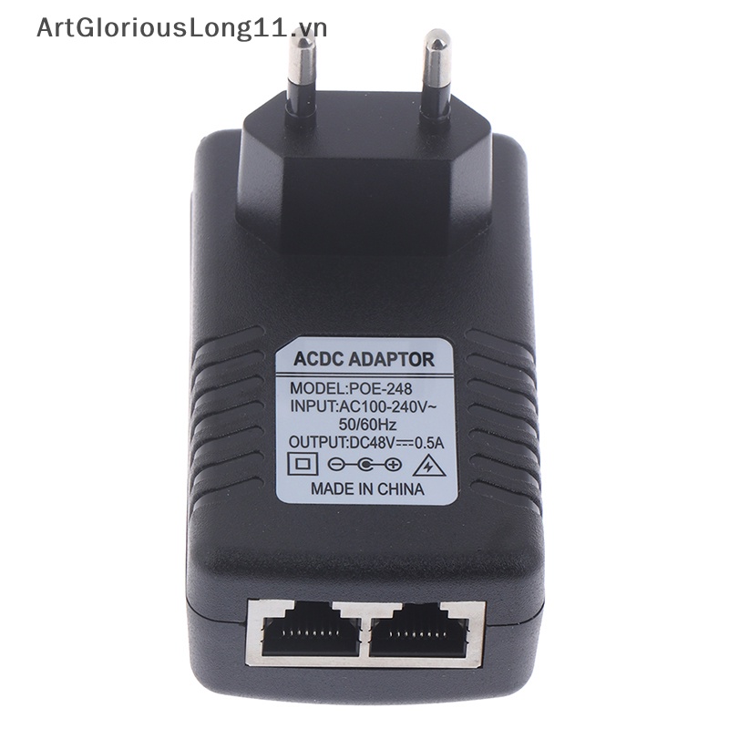 Bộ Nguồn poe 48V 0.5A Cho Điện Thoại / camera