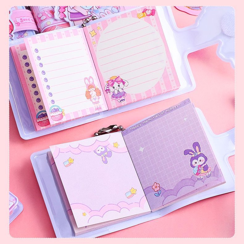 Sổ Tay Bỏ Túi Mini Họa Tiết Hoạt Hình Dễ Thương Dành Cho Nữ