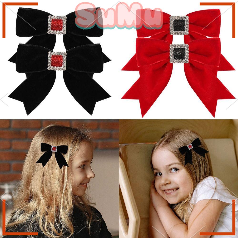 SUMU Kẹp Tóc Đuôi Dài Bằng Nhung Thiết Kế Mới Thời Trang Theo Phong Cách