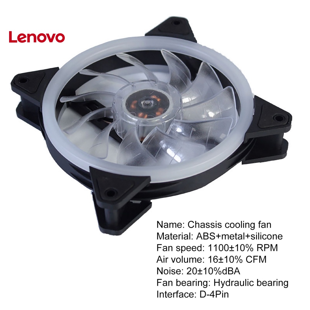 Quạt Làm Mát Hình Hoa Hướng Dương Tích Hợp Đèn RGB 12cm Không Ồn Tiện Dụng Cho