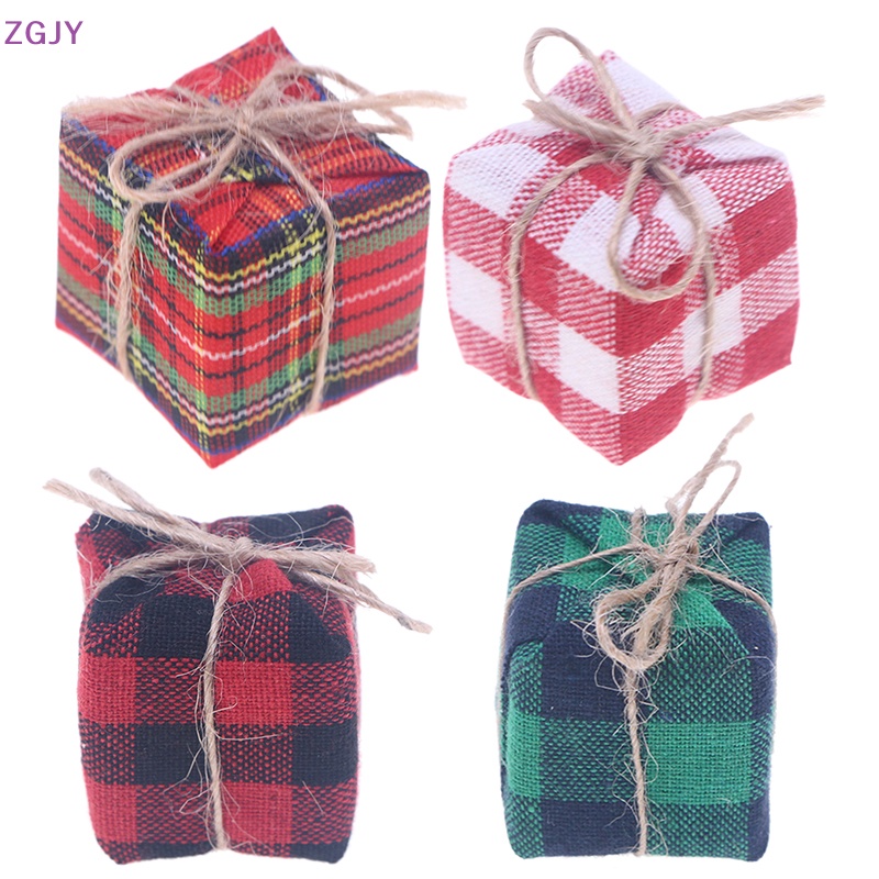 Set 5 Hộp Quà Đồ Chơi Trang Trí Nhà Búp Bê Phong Cách Scotland Mới