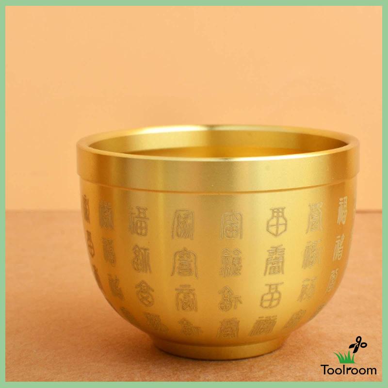 Chén Phong Thủy May Mắn Bằng Đồng Thau Để Bàn Trang Trí