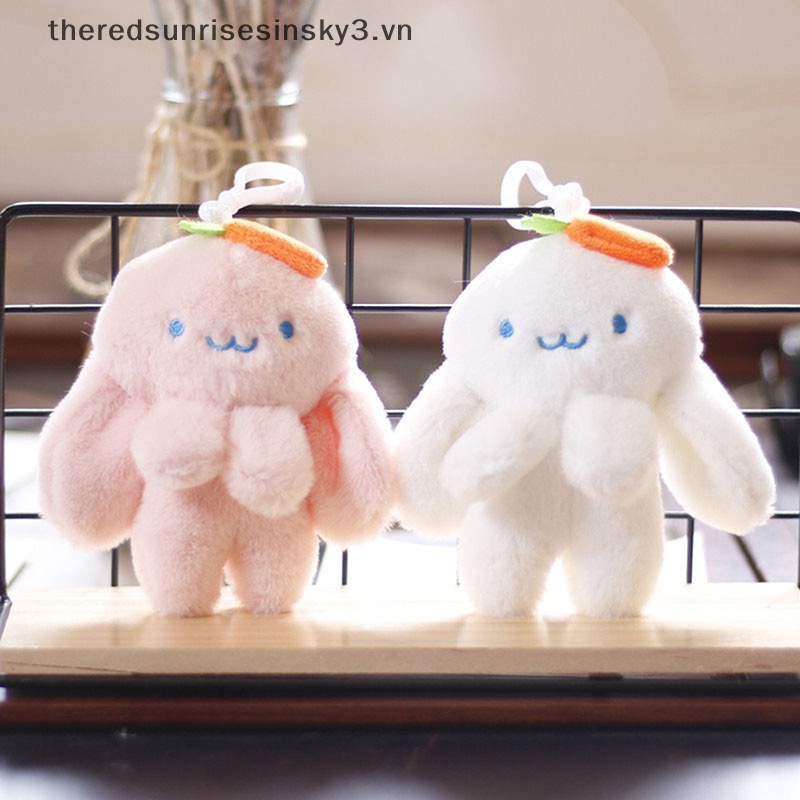 1 Móc Khóa Thỏ Nhồi Bông 10cm Thời Trang