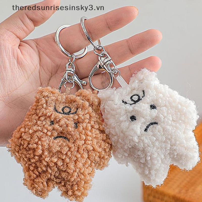 Móc Khóa Hình Búp Bê Nhồi Bông Mềm Mại Đáng Yêu