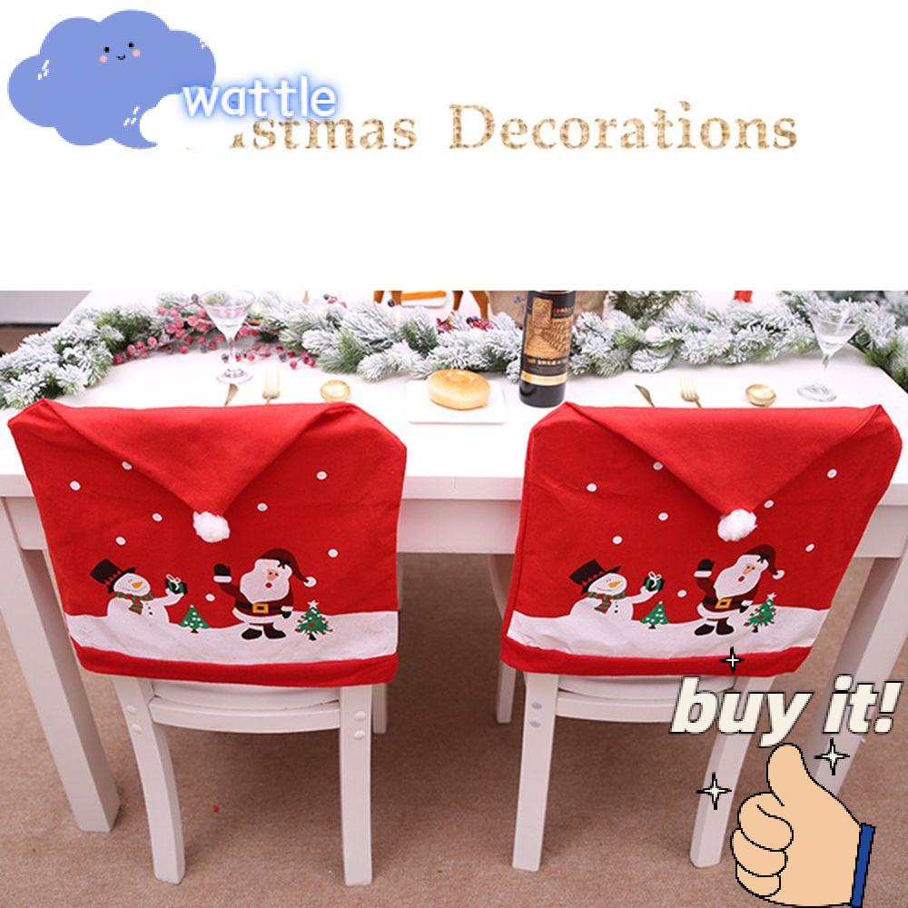 WATTLE Vỏ Bọc Ghế Trang Trí Giáng Sinh