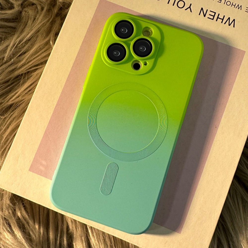 Ốp Điện Thoại TPU Mềm Màu Gradient Siêu Mỏng Cho IPhone 11 12 13 14 Pro Max