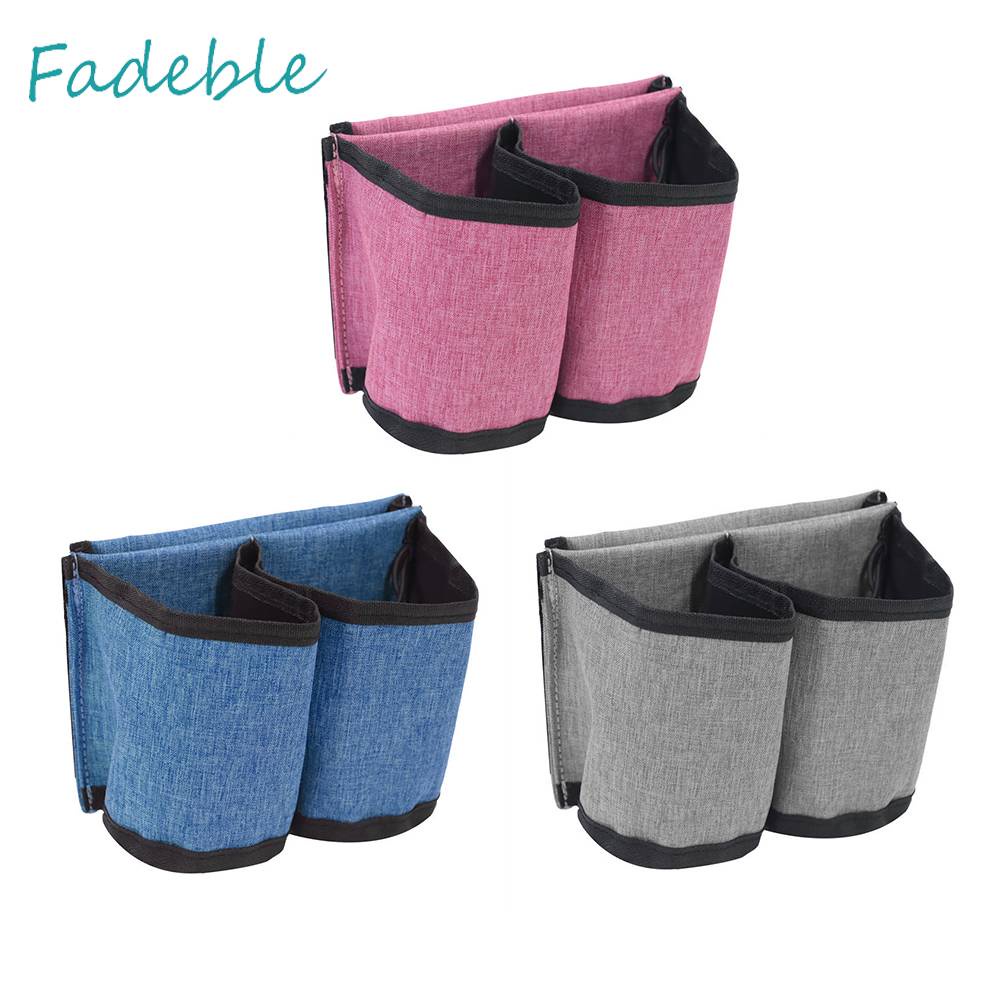 Giá Đỡ Cốc 2 Ngăn Bằng Vải Oxford Thoáng Khí Tiện Dụng Mang Theo Du Lịch