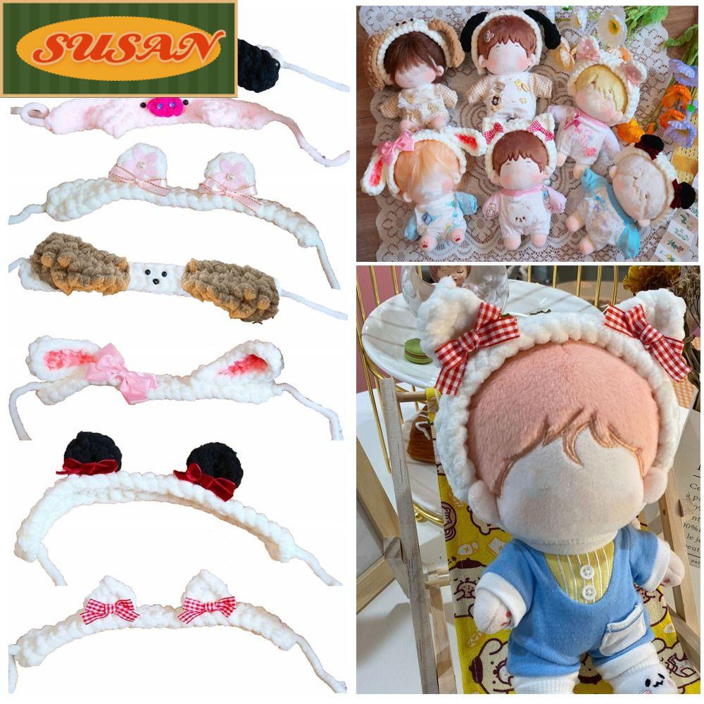 SUSANS Băng Đô Cài Tóc Hình Gấu Trúc / Mèo 20cm Dễ Thương