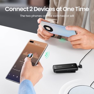 Ugreen USB Nhận Tín Hiệu Bluetooth 5.0 DAC 3.5mm NFC aptX Bluetooth 5.0