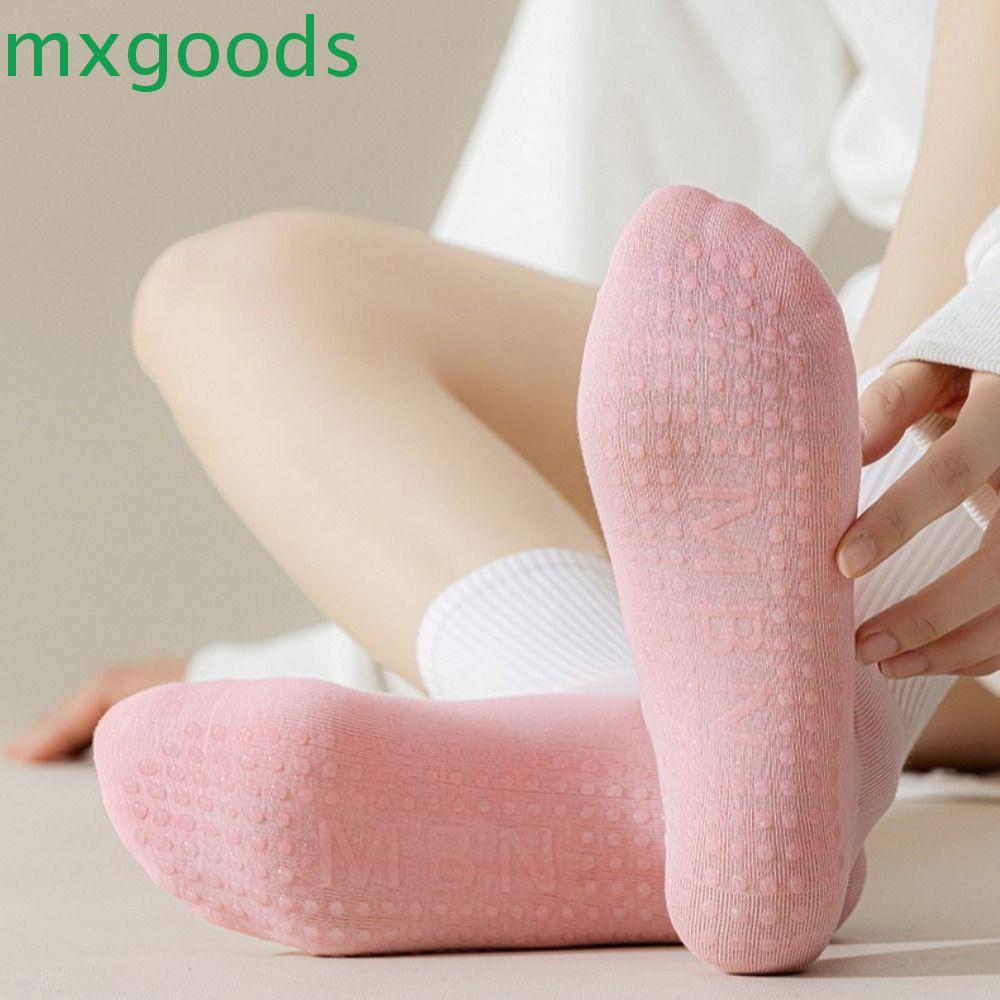 MXGOODS Vớ Cotton Mềm Mại Thoáng Khí Màu Trơn Đơn Giản Tươi Mới Dùng Tập Yoga / Pilates / Thể Thao