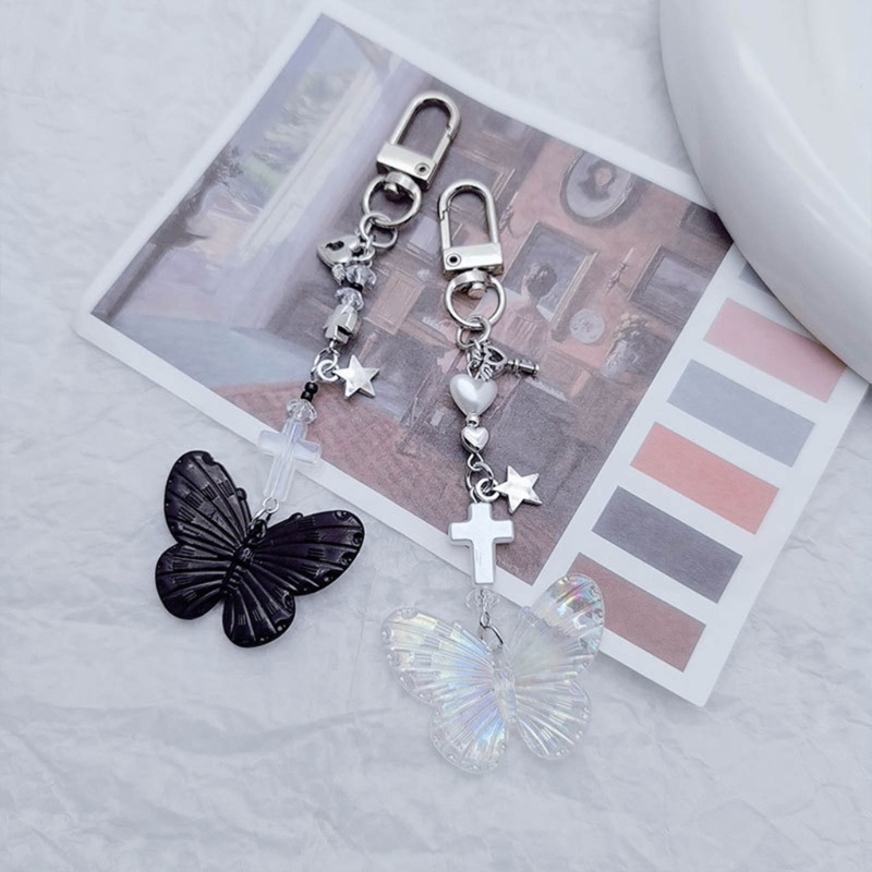 Móc Khóa Hình Bướm Dễ Thương Phong Cách Vintage