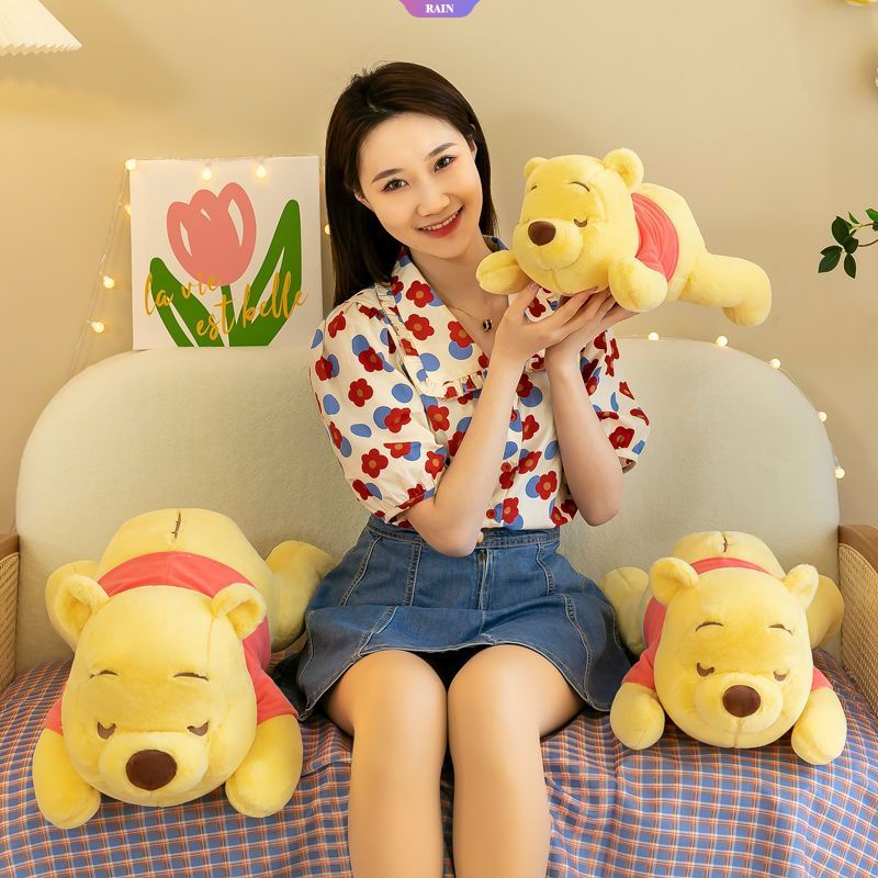 Gấu Pooh Nhồi Bông 45CM Bằng Cotton Dễ Thương Cho Bé Gái