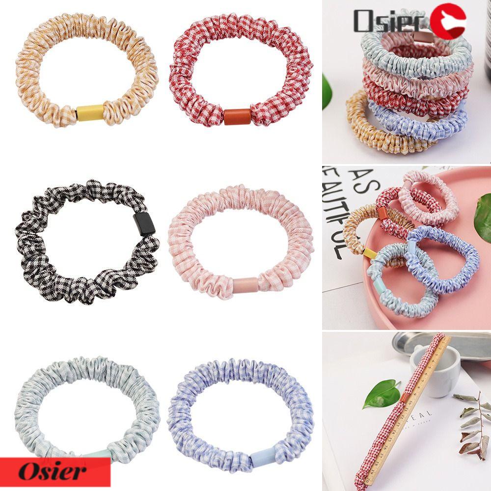 OSIER1 Bộ 20 Dây Buộc Tóc Cao Su Thiết Kế Đơn Giản Dành Cho Nữ