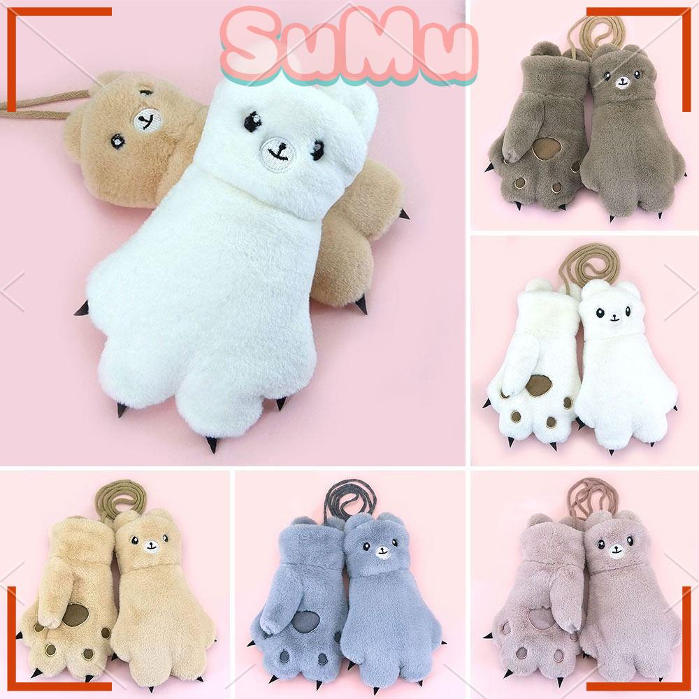 SUMU Găng Tay Hình Chân Mèo Dễ Thương Cho Bé