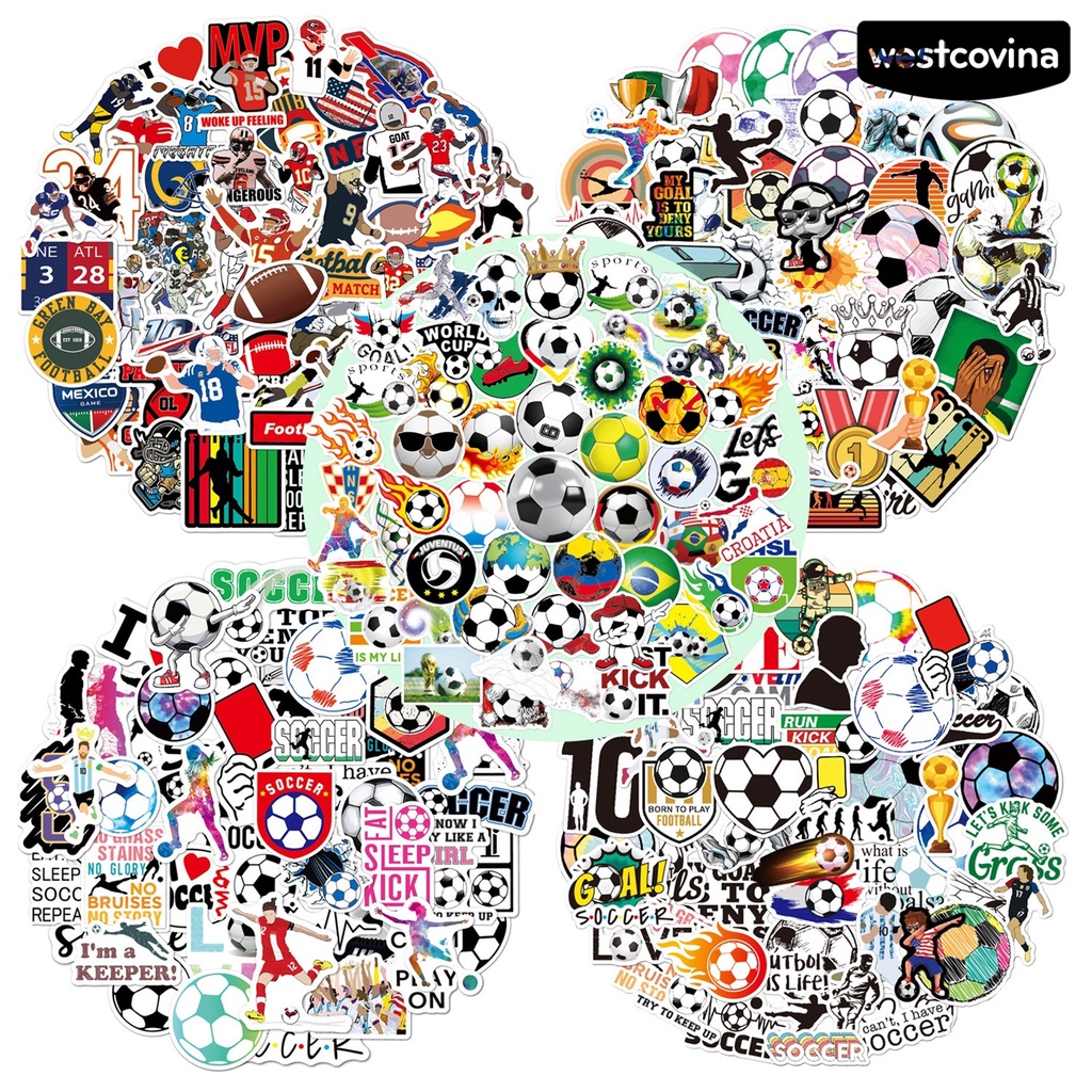 [WSTN]✎Bộ 50 Miếng Dán Họa Tiết Hoạt Hình Graffiti Chống Thấm Nước Độc Đáo Trang Trí Nhà Cửa DIY