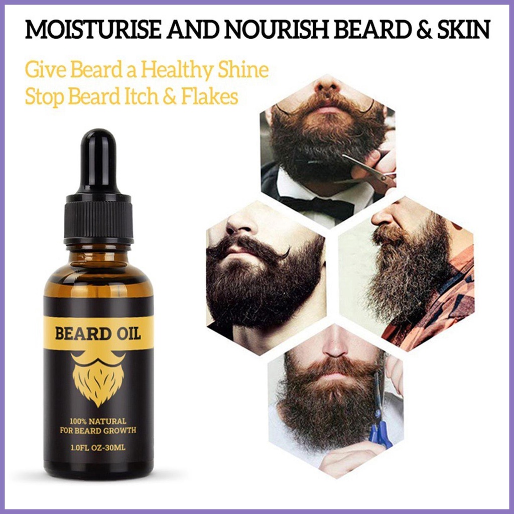 Dầu Xả Kích Thích Mọc Râu 30ml Dưỡng Ẩm Làm Mềm Râu Tự Nhiên nota2vn Cho Nam