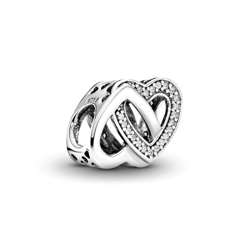 Mặt Dây Chuyền Mạ Bạc S925 Hình Vương Miện Trái Tim