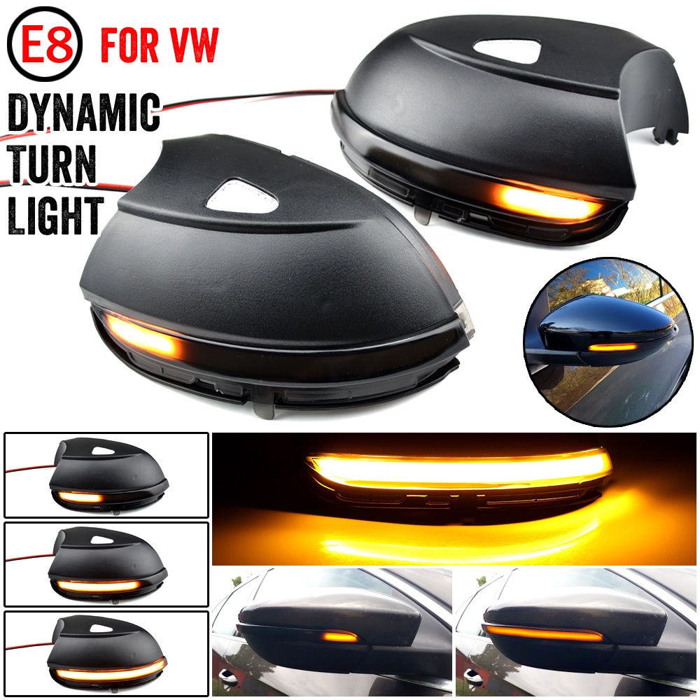 Đèn LED Xi Nhan Gắn Gương Chiếu Hậu Cho VW Scirocco MK3 Passat B7 CC EOS Beetle