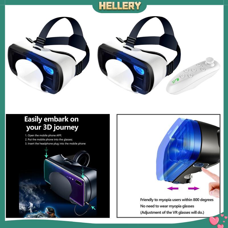 Kính Thực Tế Ảo 3D Rộng 5-7inch Hỗ Trợ Chơi Game Cho Người Lớn Và Trẻ Em