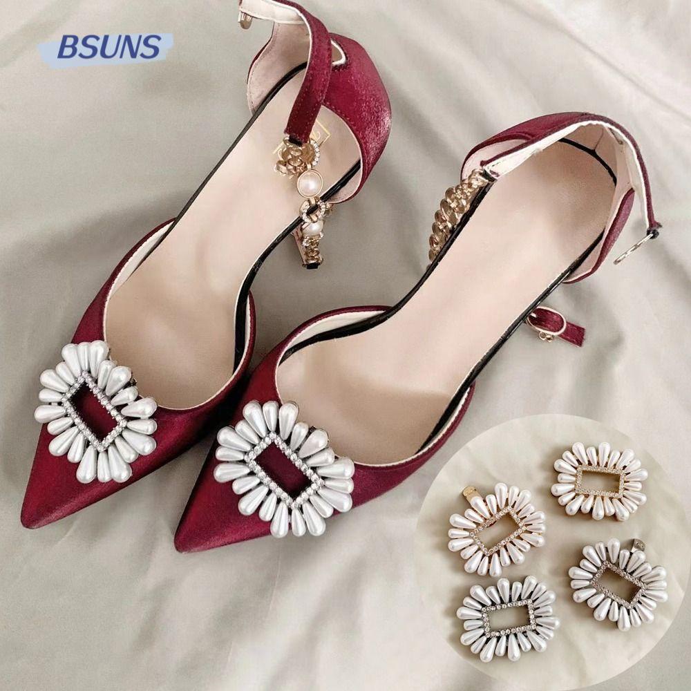 BSUNS Set 2 Kẹp Giữ Giày Cao Gót Lấp Lánh