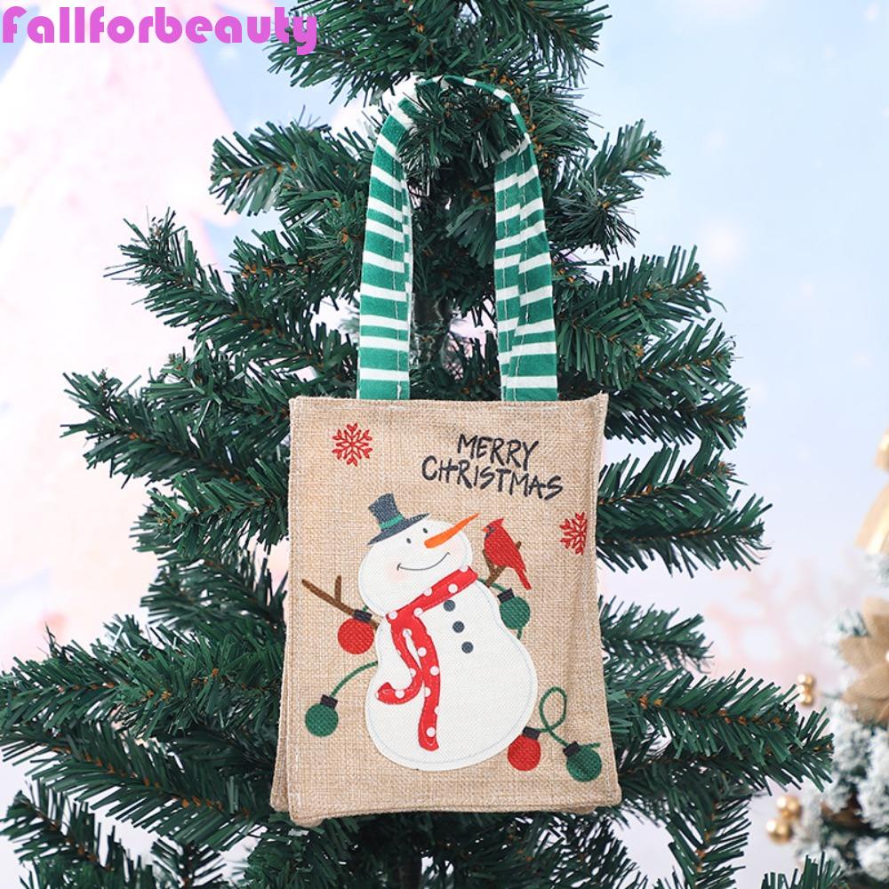 FALLFORBEAUTY Túi Đựng Kẹo Phong Cách Giáng Sinh Thời Trang