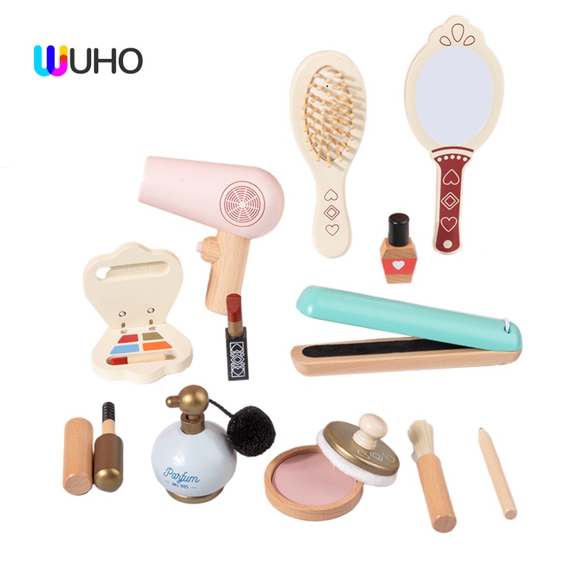 Bộ 12 Món Đồ Chơi Trang Điểm Gương Xinh Xắn Cho Bé 3 Tuổi