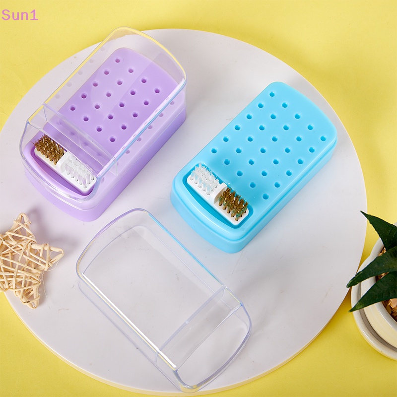 Giá Đỡ Mũi Khoan Acrylic Trong Suốt 30 Lỗ Chống Bụi Tiện Dụng