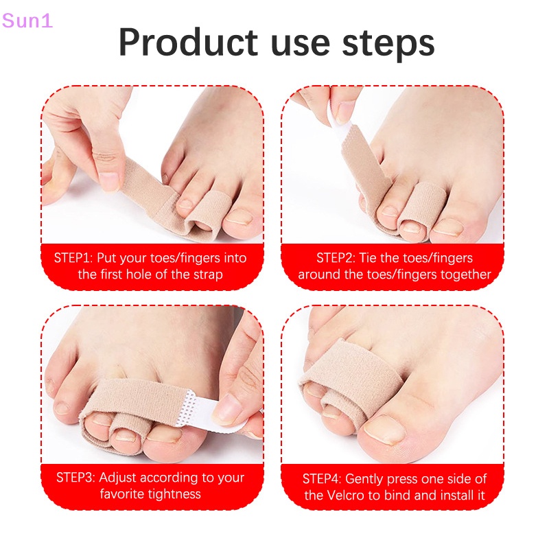 Set 2 Đai Nẹp Chỉnh Hình Ngón Chân Cái