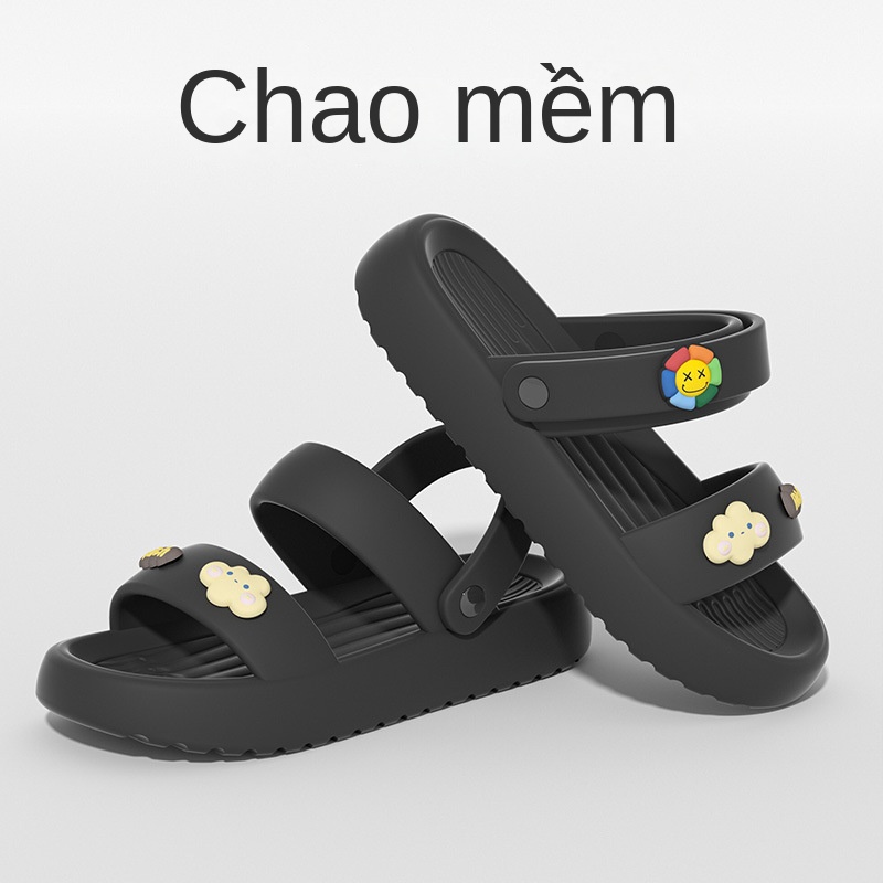 Giày Sandal Đế Dày Chống Trượt Thoáng Khí Dành Cho Nữ