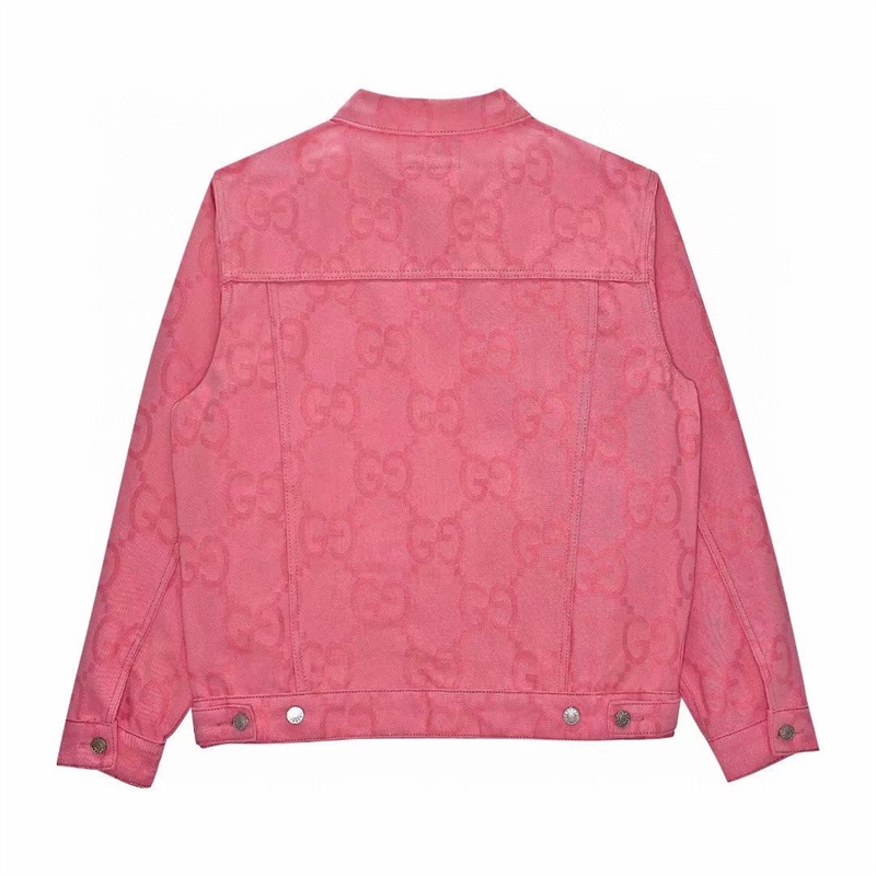 Áo Khoác Denim In Hoa Hồng Thời Trang Cho Cặp Đôi