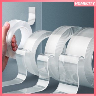 Băng Keo Nano Trong Suốt 1/2/3/5M Băng Keo Hai Mặt Chống Nước Không Dấu Vết Dán Tường Cho Phòng Tắm Nhà Bếp Gia Đình
