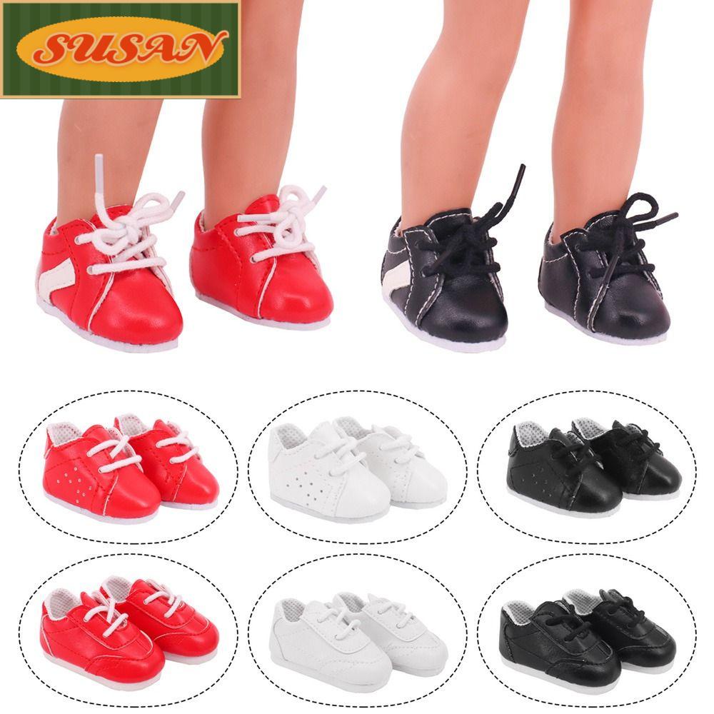 SUSANS Giày Thể Thao Da PU Thời Trang Cho Búp Bê 14-inch 20cm