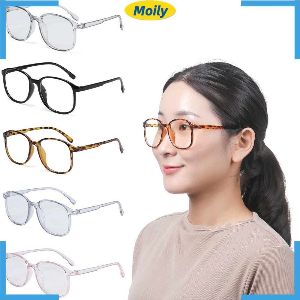 MOILYVN Mắt Kính Gọng Tròn Bằng Nhựa Resin Siêu Nhẹ Thời Trang