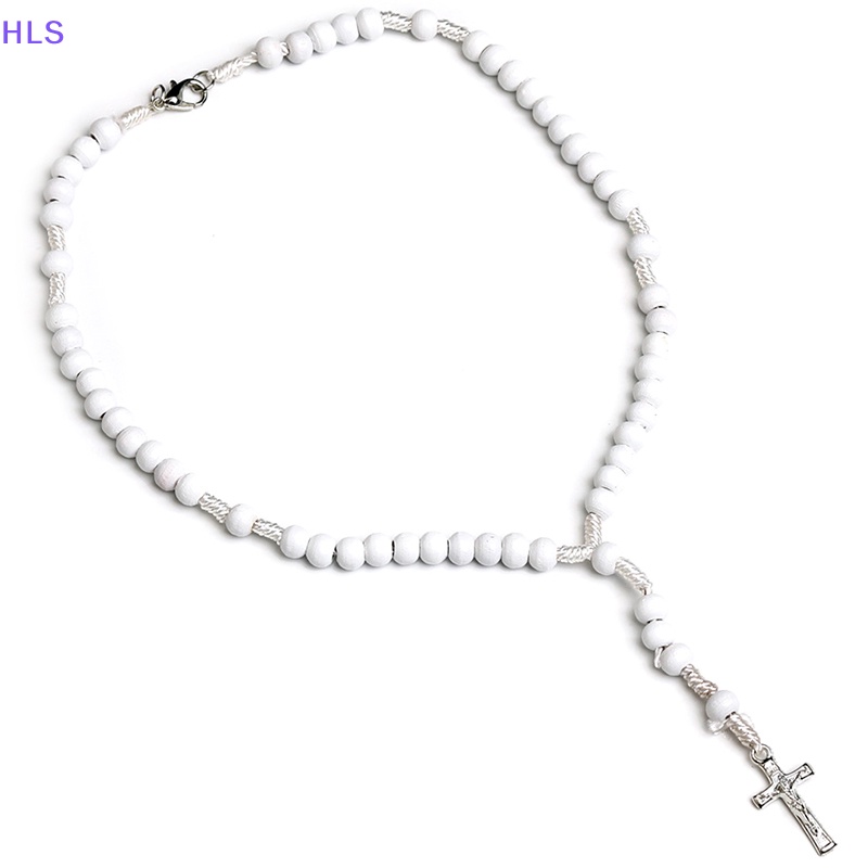 [HLS] Vòng Cổ Mặt Thánh Giá Bằng Rosary Thiên Nhiên Cổ Điển