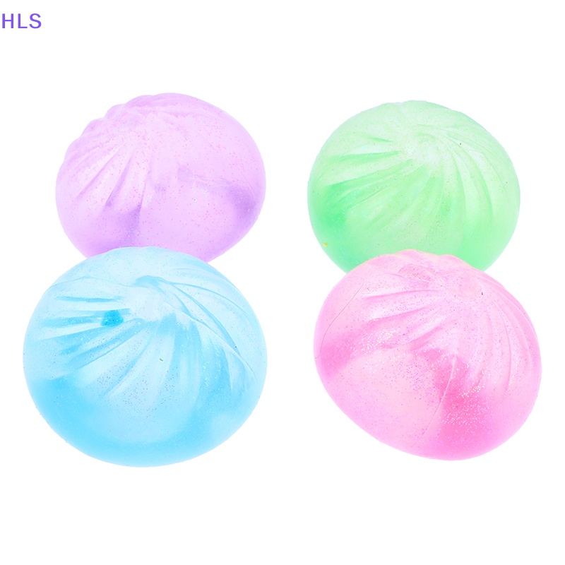 [HLS] Đồ Chơi Maltose Bánh Bao Hấp Đàn Hồi Chậm Màu Vàng Kim Sáng Tạo Dành Cho Trẻ Em