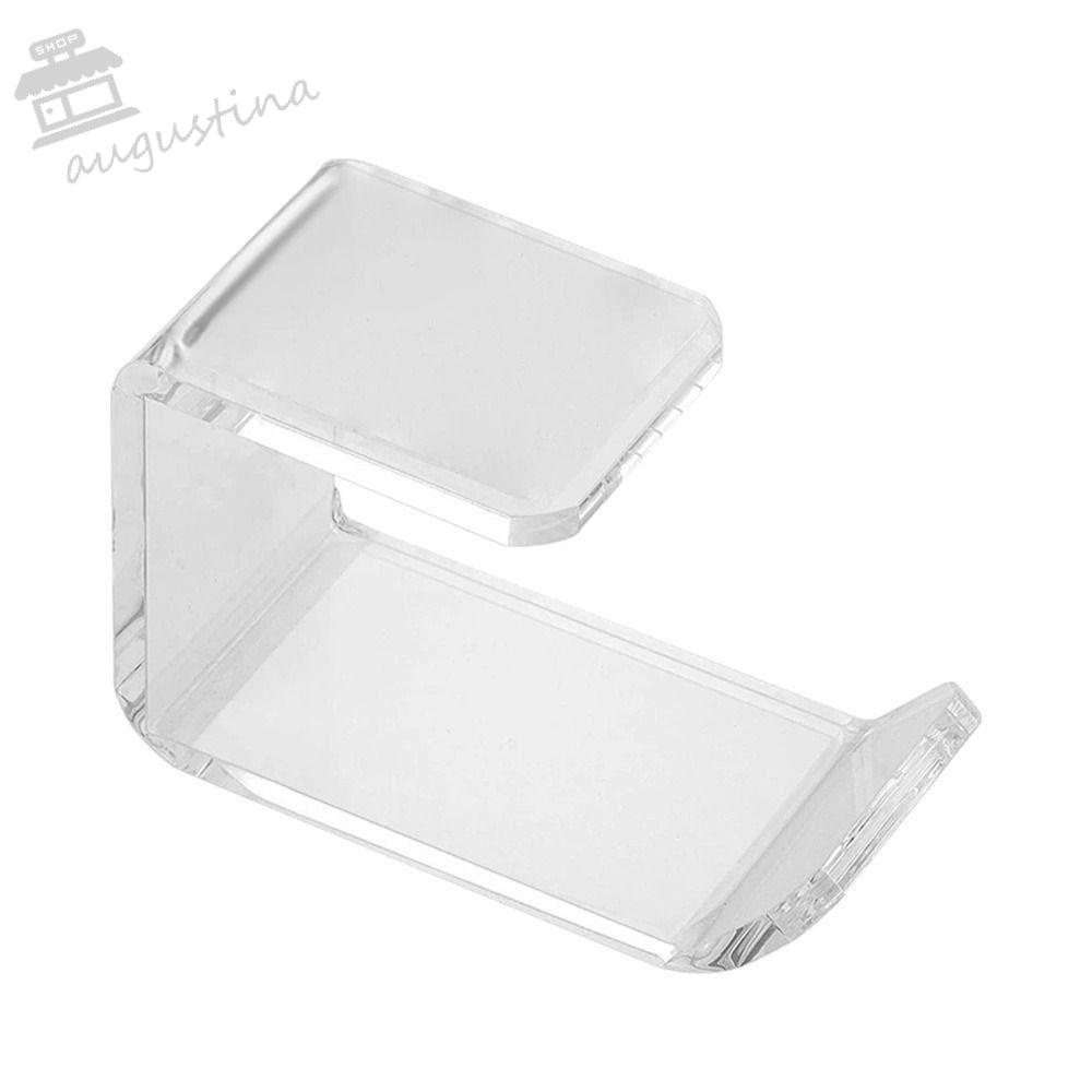 AUGUSTINA Giá Đỡ Tai Nghe Treo Tường Tự Dính Bằng Acrylic Màu Trắng 15kg