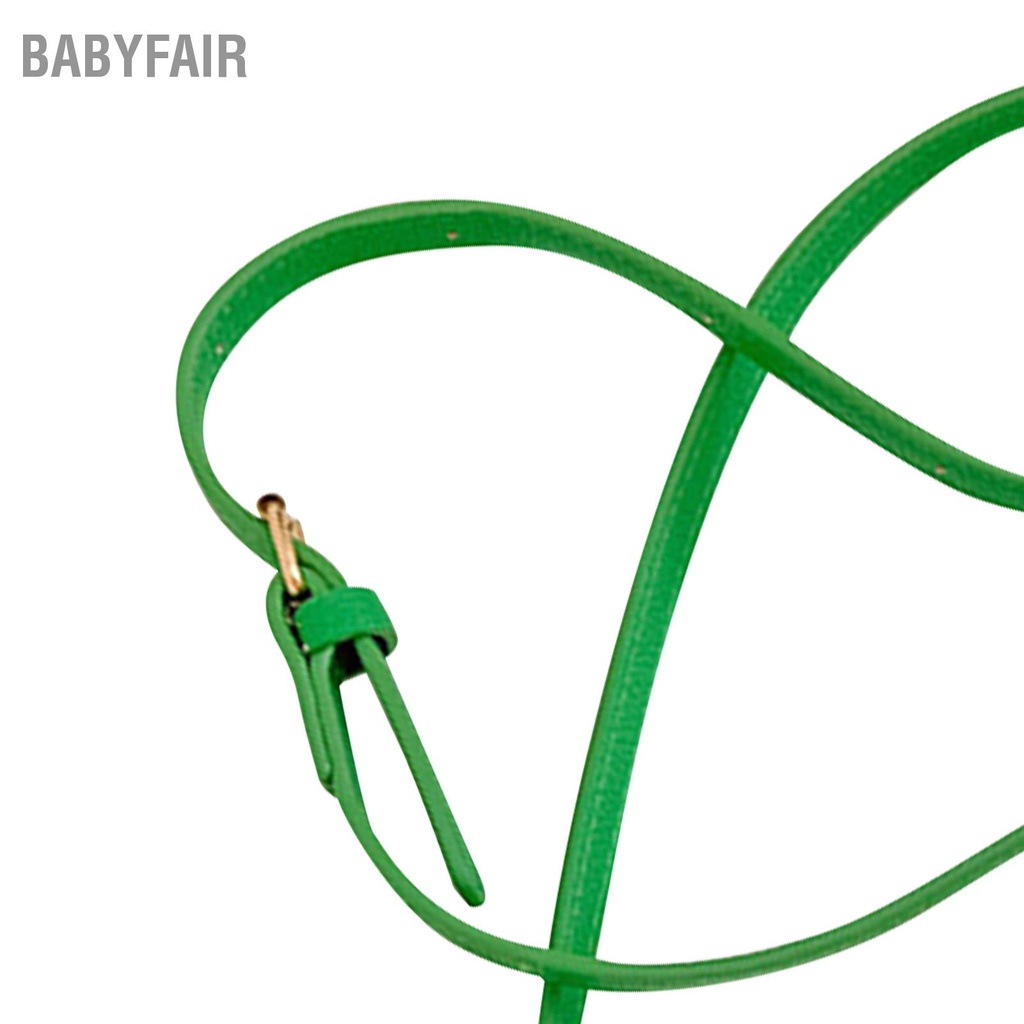 Babyfair Túi xách mini Messenger đeo vai bằng da PU có tay cầm trên cùng thời trang dễ thương