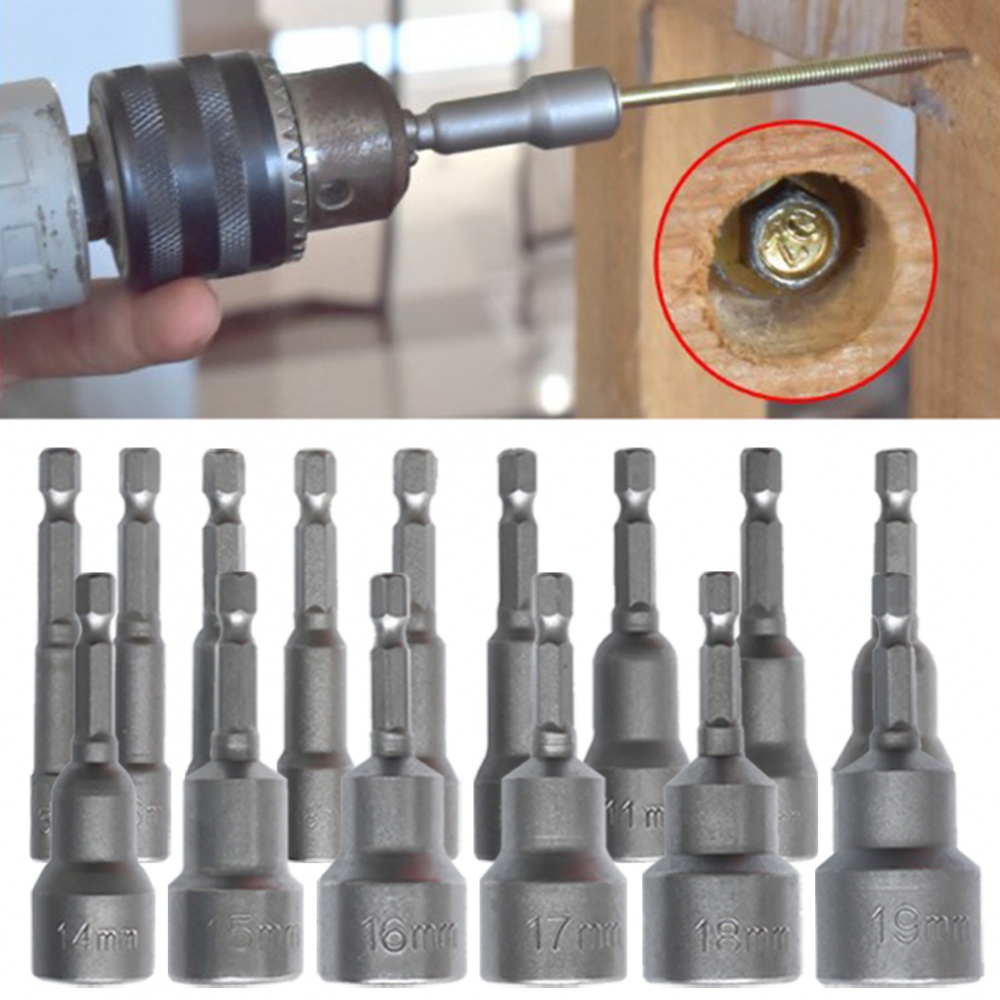 Mũi Khoan Hình Lục Giác Màu Xám Mới