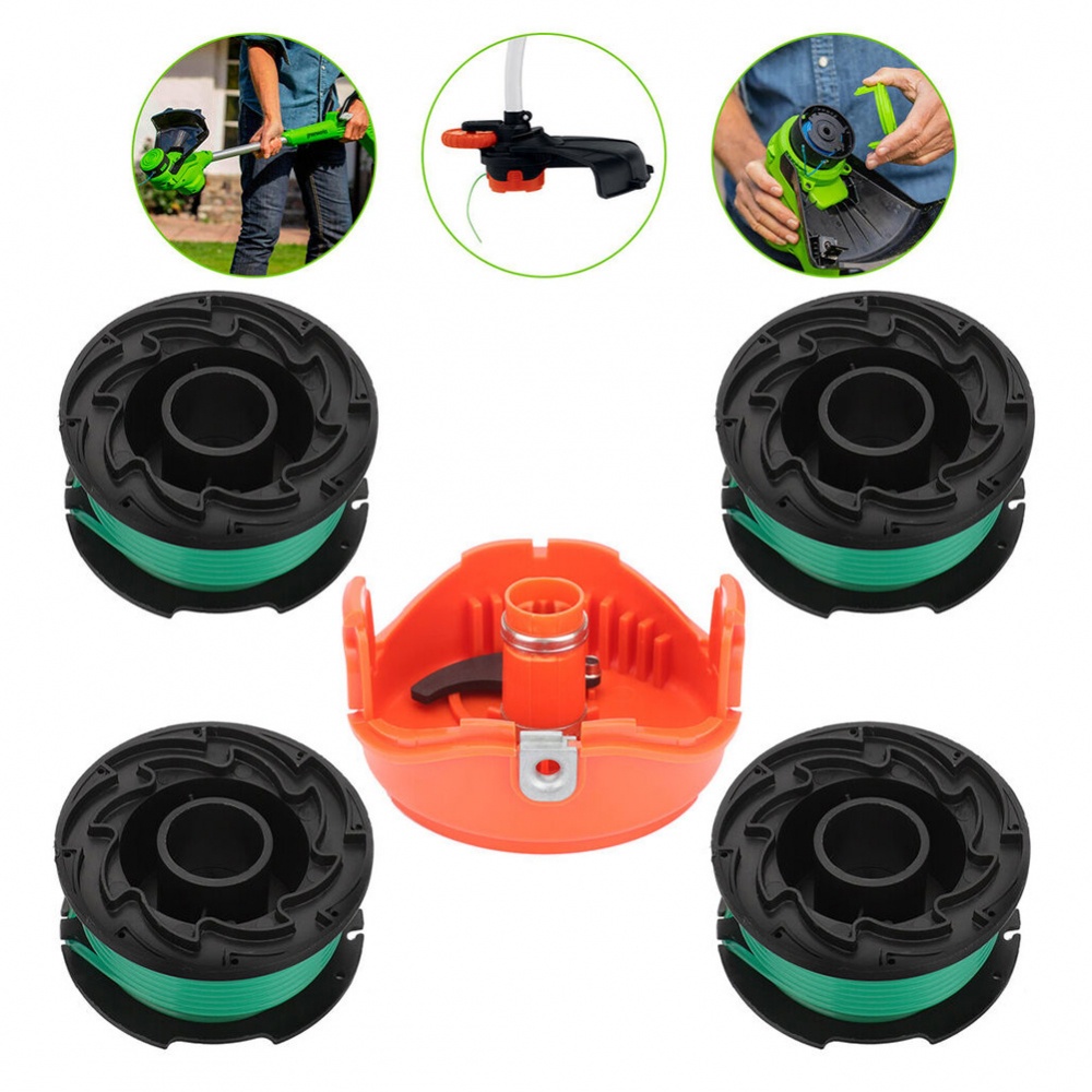 Đen Set 4 Cuộn Dây Câu Cá Thay Thế GH3000 Chất Lượng Cao