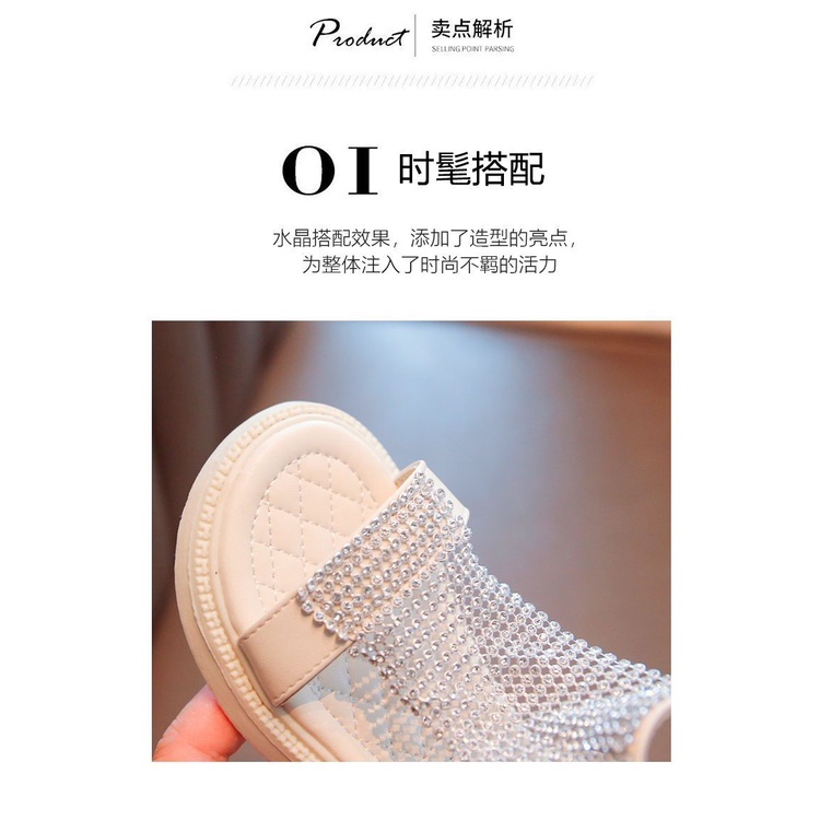 Xăng đan Công Chúa Đế Mềm Thời Trang Cho Bé Gái