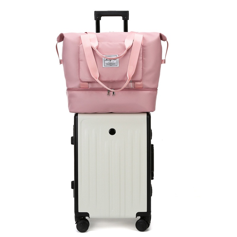 PVN44511 Túi xách đựng hành lý du lịch bằng vải oxford chống thấm nước sức chứa lớn có thể gấp gọn dành cho nam và nữ