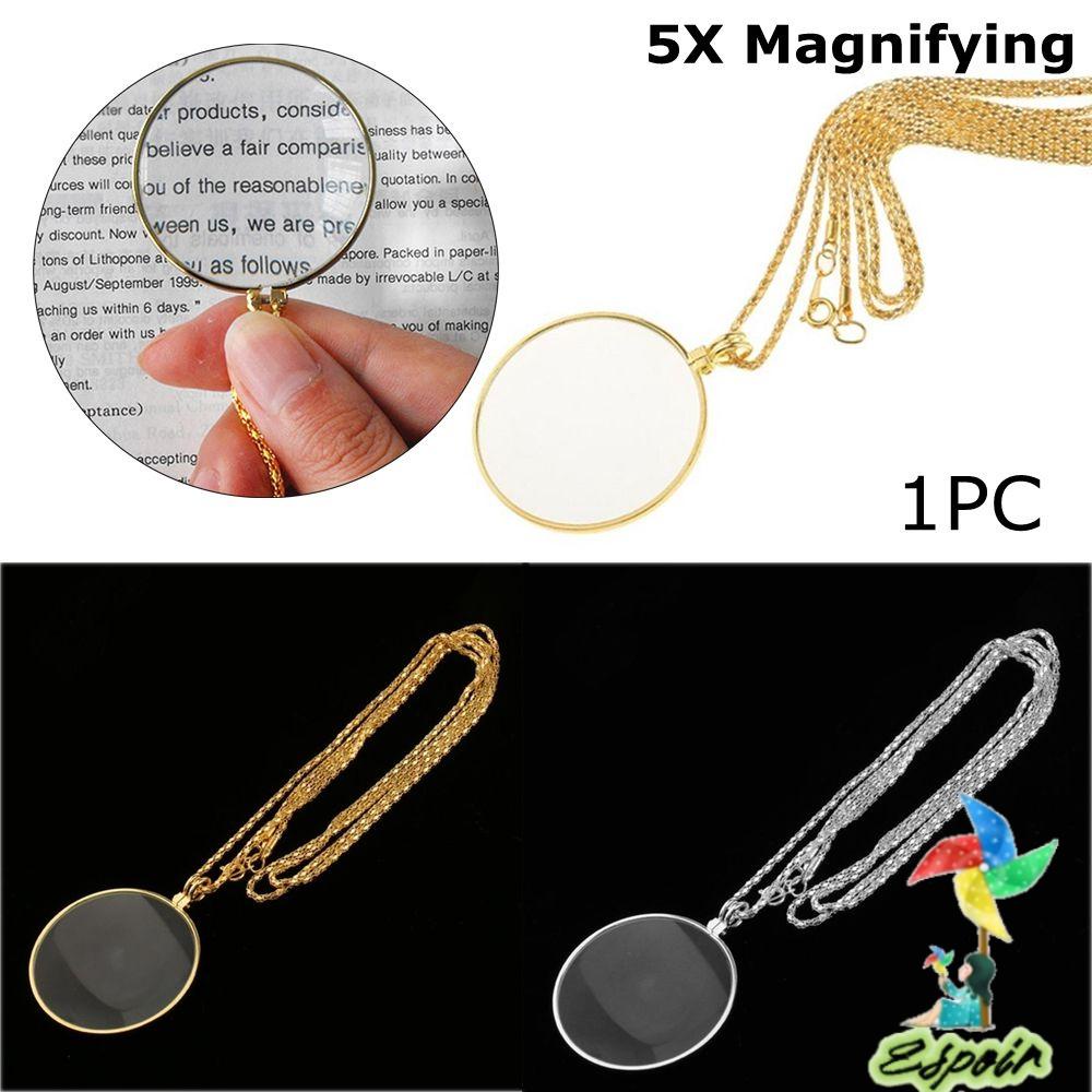 ESPO Vòng cổ Mặt Kính Lúp Đọc Sách Độc Đáo