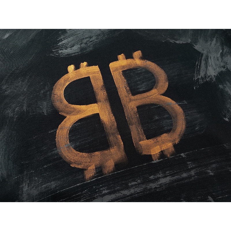 Ba-mới Áo Thun Tay Ngắn In Hình Vẽ Bằng Đất Sét Cổ Điển Hai B Thời Trang Unisex